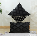 Boho Velvet Pillow Cover Set – Soft Touch Geometric Cushion Covers for Elegant Living Spaces